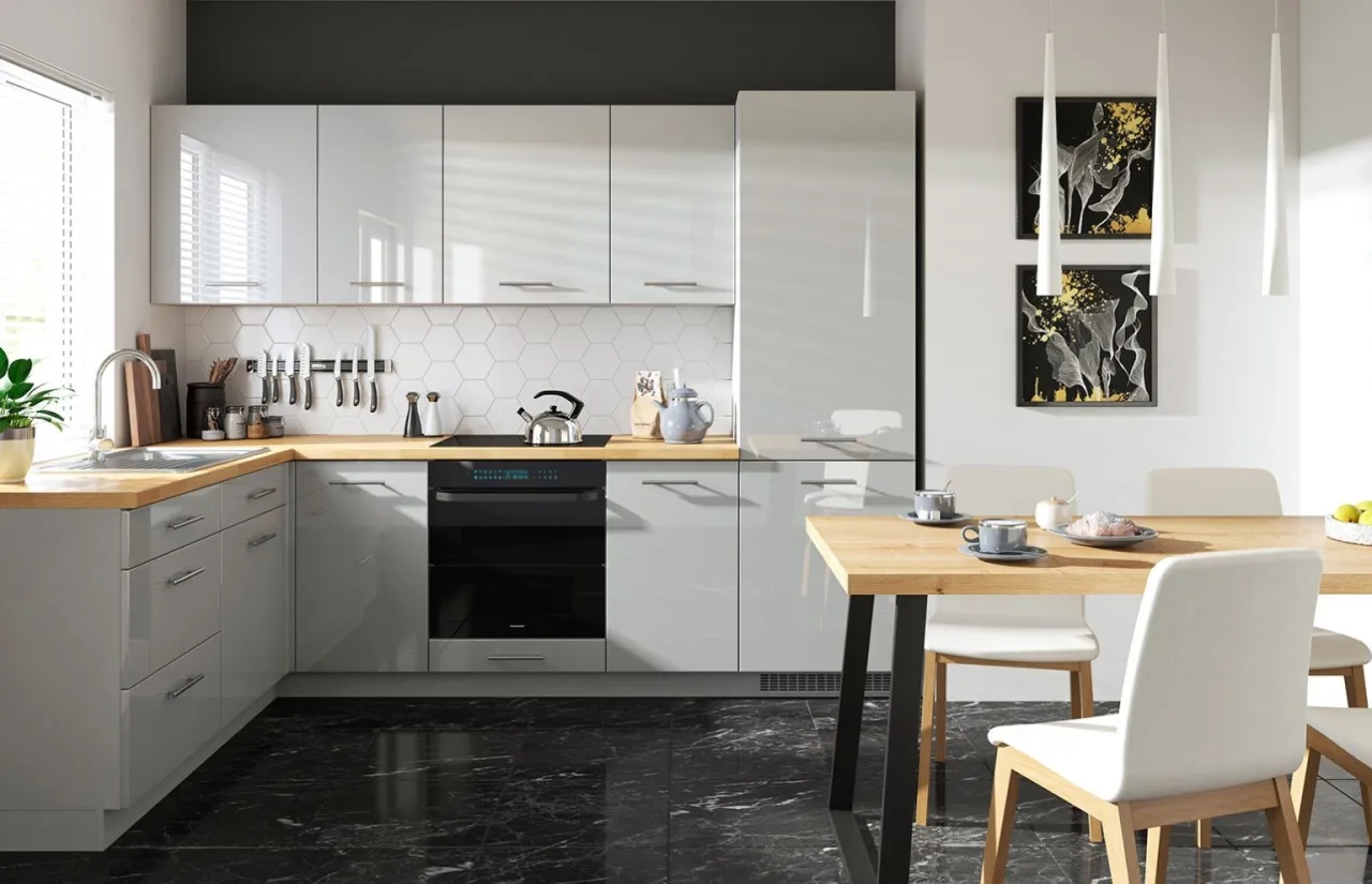 Ciemna podłoga w kuchni jakie meble wybrać, aby uniknąć błędów